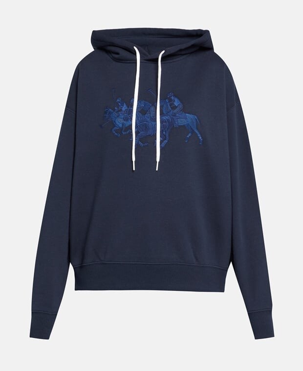 

Толстовка с капюшоном Polo Ralph Lauren, темно-синий