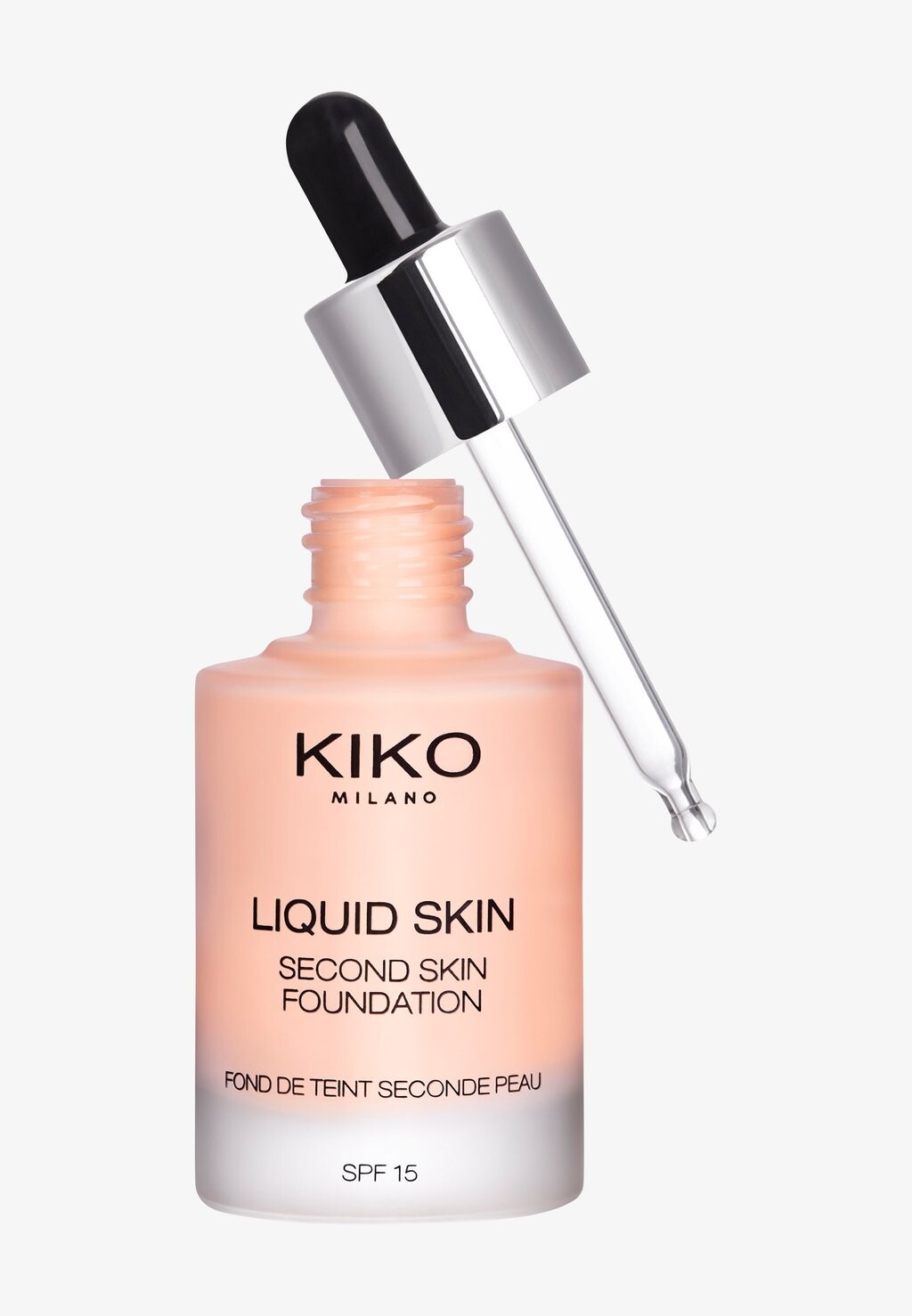 

Тональная основа LIQUID SKIN SECOND SKIN FOUNDATION KIKO Milano, цвет 15 cool rose