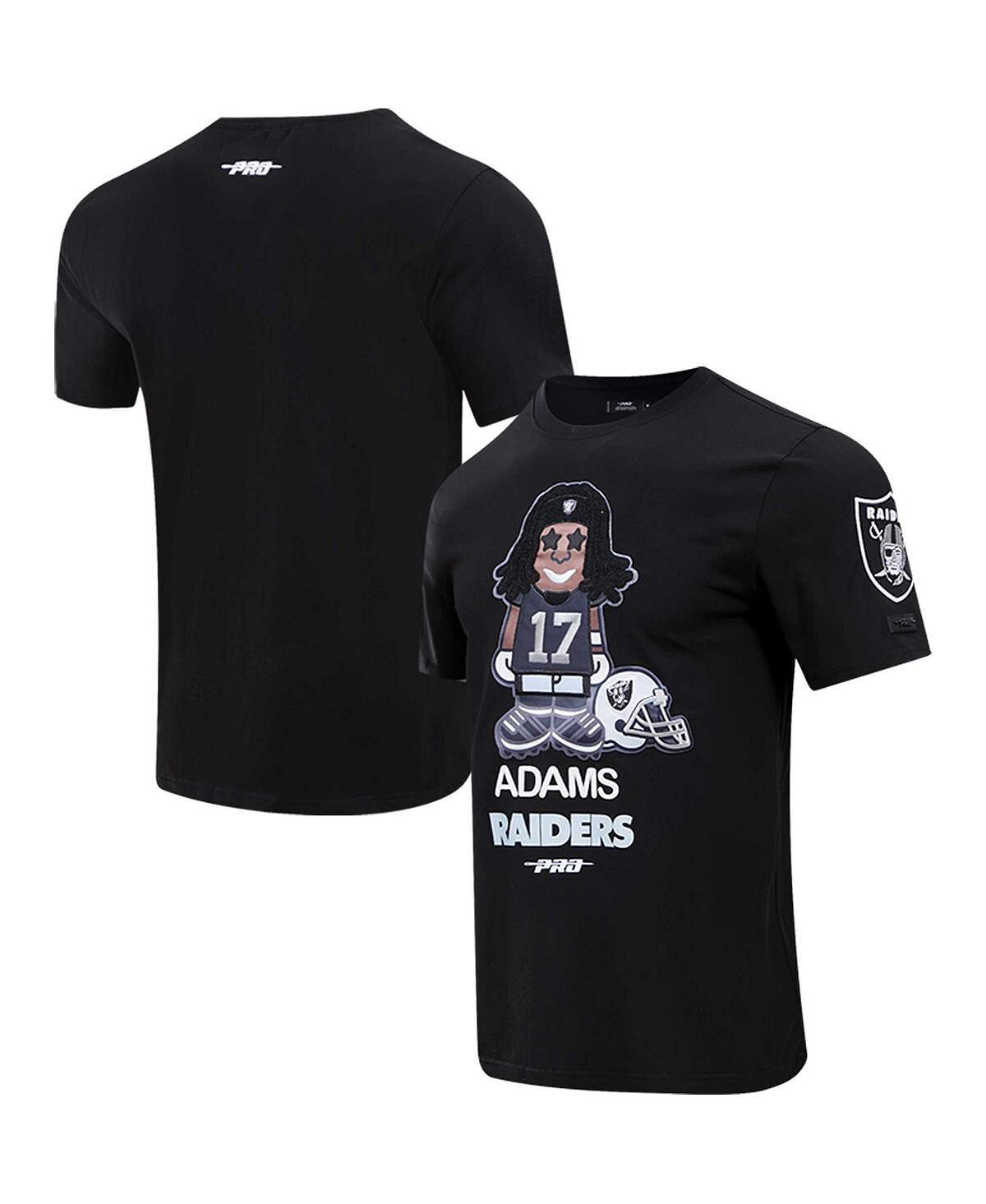 Мужская черная футболка с рисунком Davante Adams Las Vegas Raiders Player Avatar Pro Standard