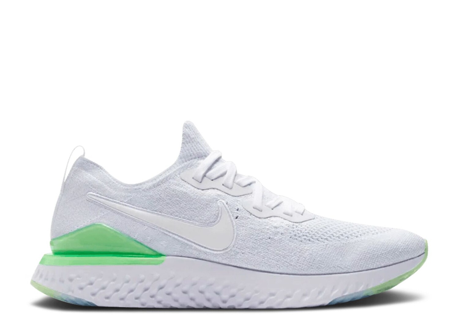 Кроссовки Nike Epic React Flyknit 2 'Lime Blast', белый женские кроссовки nike epic react flyknit 2 серый размер 36 eu