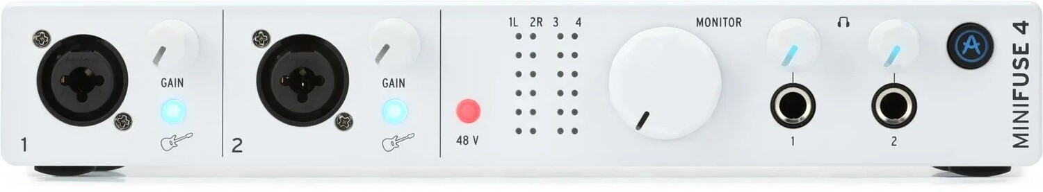 

Аудиоинтерфейс Arturia MiniFuse 4 USB-C — белый