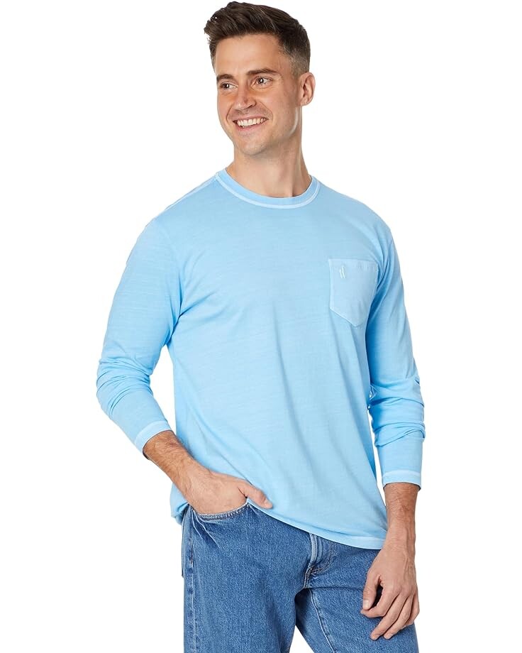 

Футболка johnnie-O Surf Wax Long Sleeve, цвет Maliblu