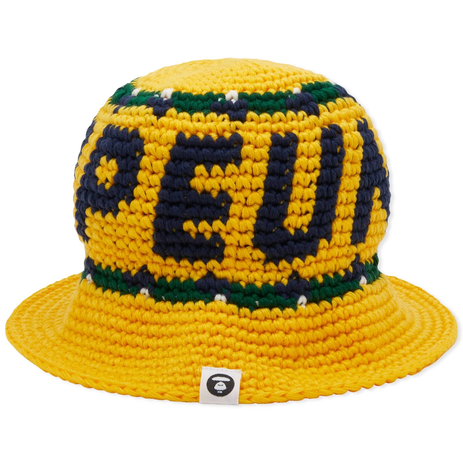 

Шапка бини Aape Knitted, желтый