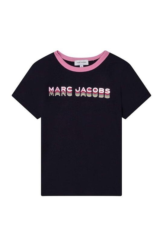 

Детская хлопковая футболка Marc Jacobs, темно-синий