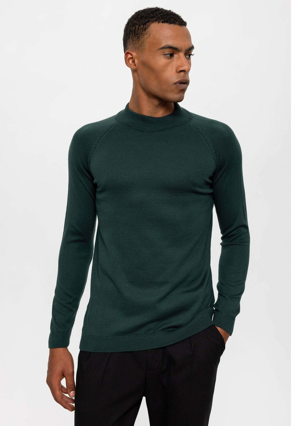 Свитер Mock Turtleneck Antioch, зеленый свитер mock turtleneck antioch цвет ecru