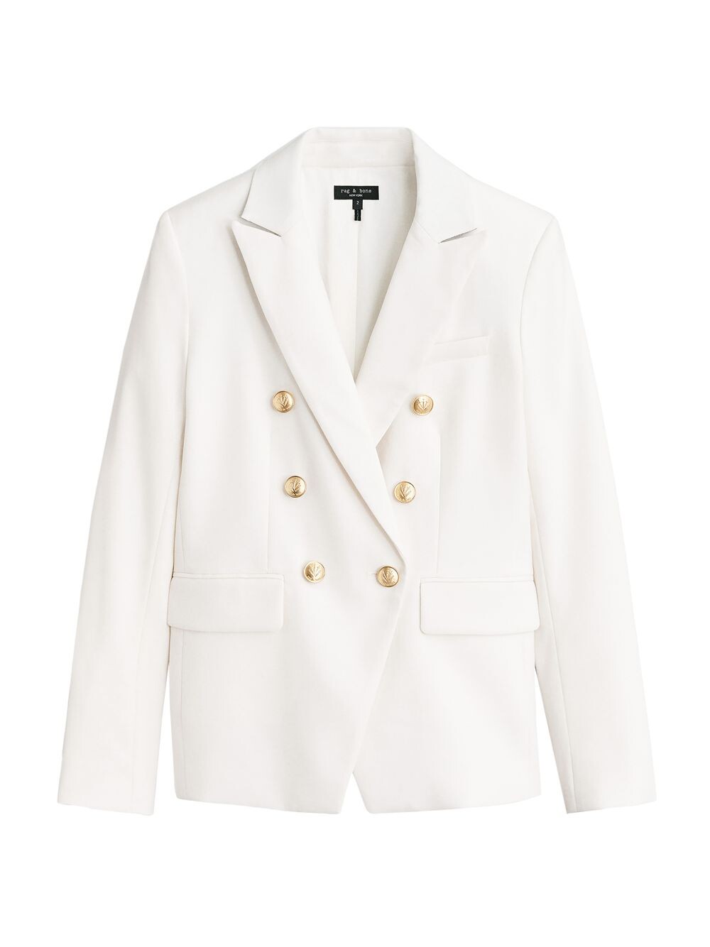 

Двубортный блейзер Preston rag & bone, белый
