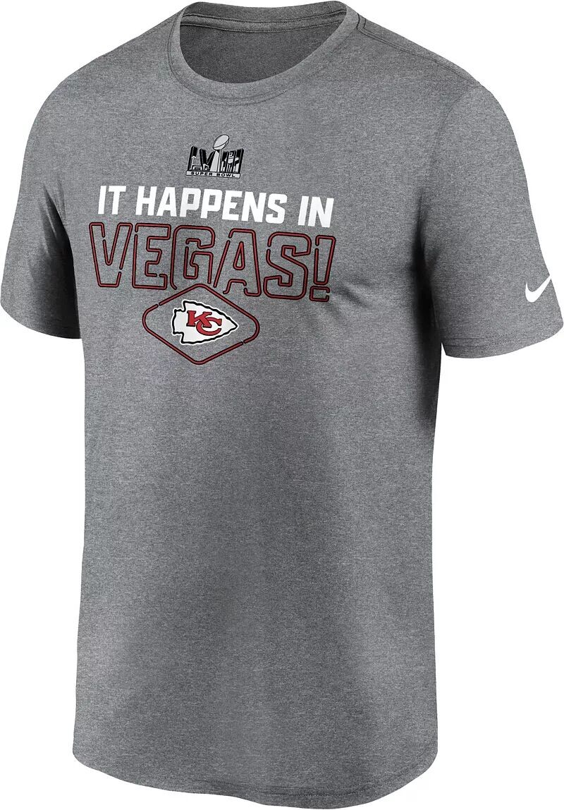 

Мужская футболка с логотипом Nike Super Bowl LVIII 2024 Bound Kansas City Chiefs