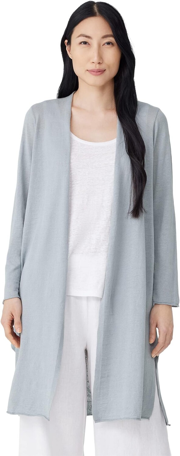 

Свитер Long Cardigan Eileen Fisher, цвет Geyser
