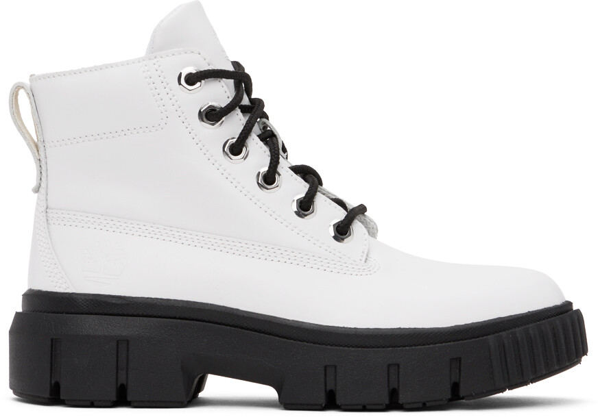 

Белые ботинки Timberland Greyfield