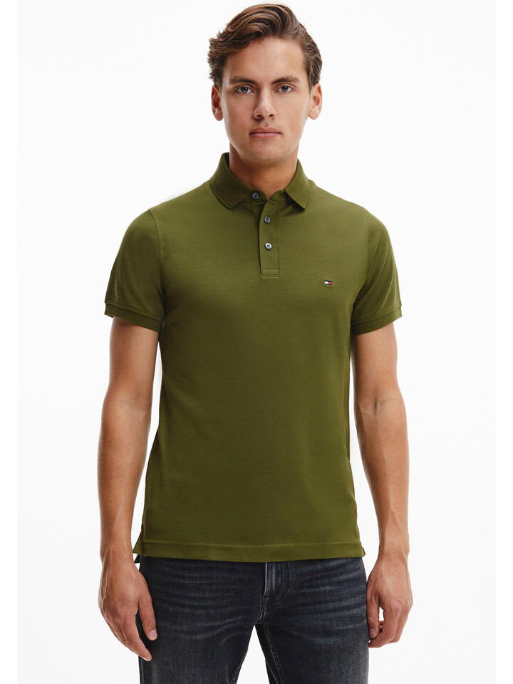 

Поло Tommy Hilfiger, хаки