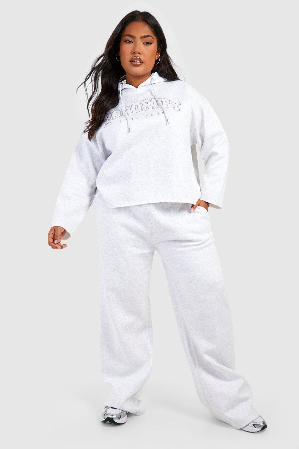 

Спортивный костюм plus sorority Boohoo, серый
