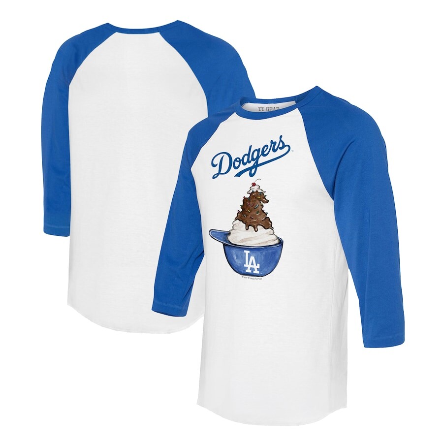 

Футболка с длинным рукавом Tiny Turnip Los Angeles Dodgers, белый