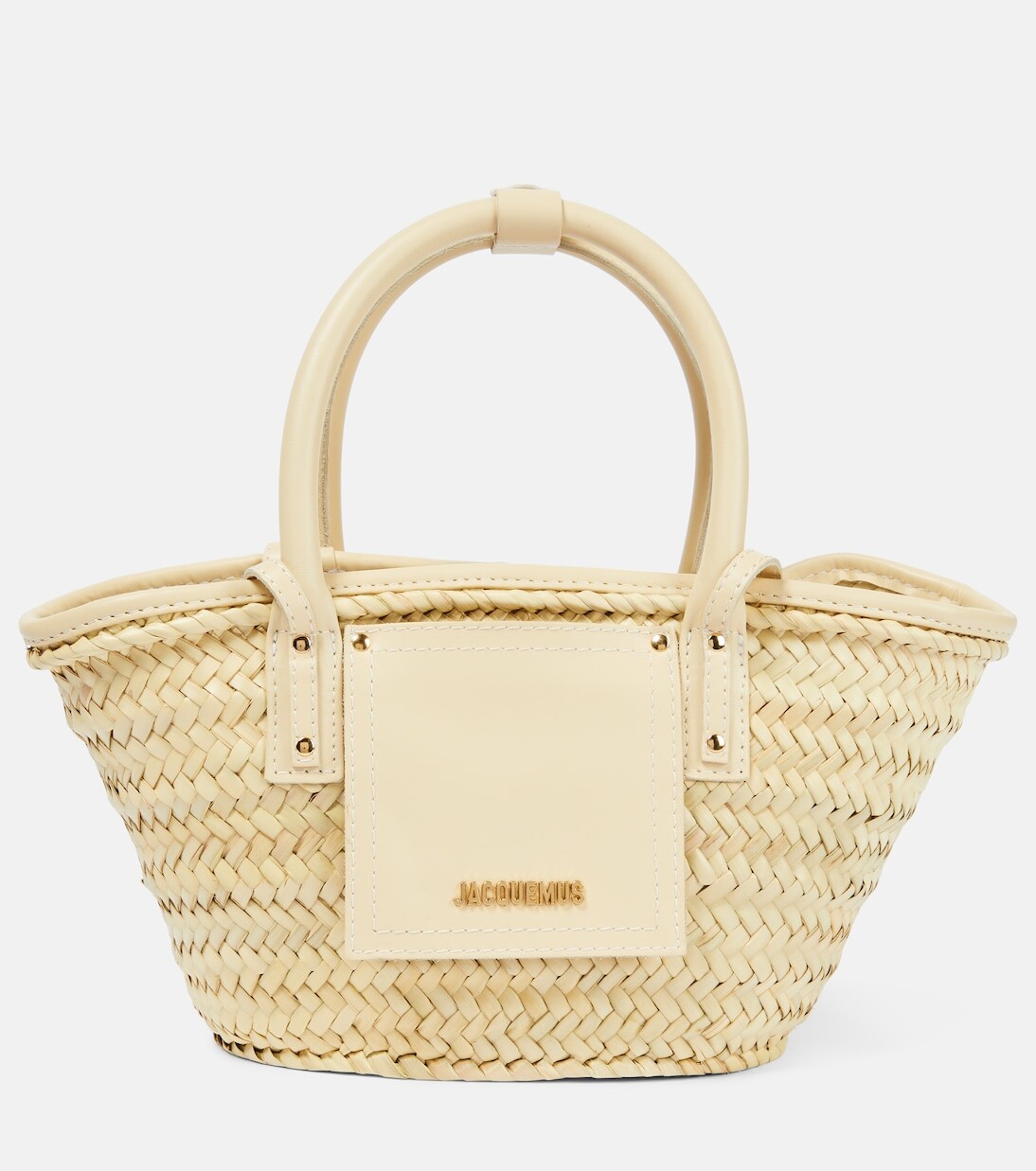 

Сумка-корзина le petit panier soli среднего размера Jacquemus, белый