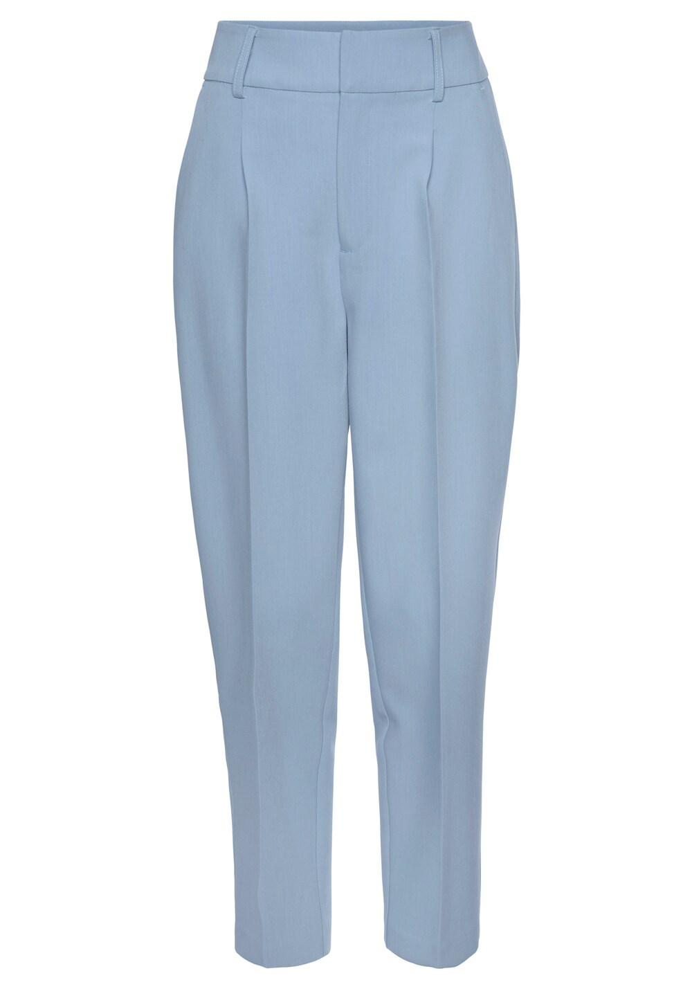 Обычные плиссированные брюки Lascana, светло-синий