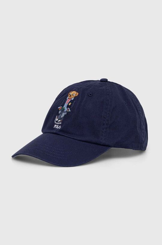 

Хлопковая кепка Polo Ralph Lauren, темно-синий
