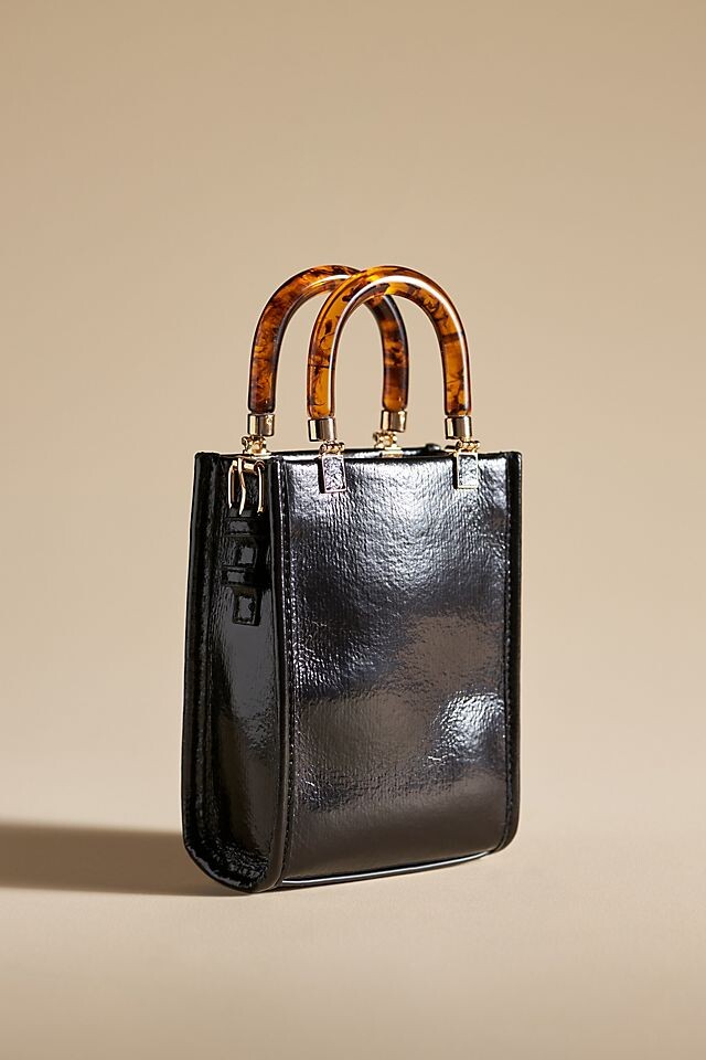 

Сумка By Anthropologie Patent North South, черный