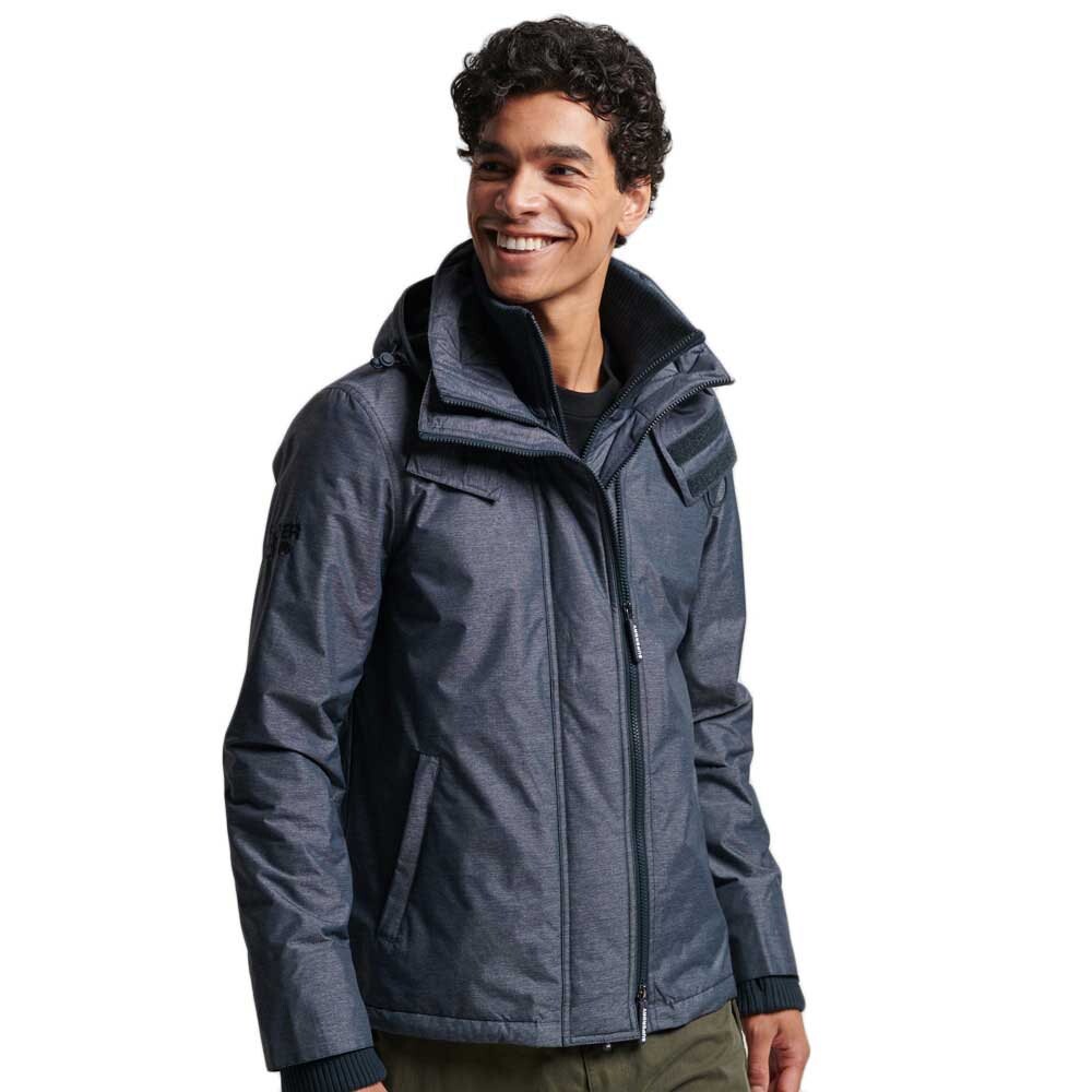 

Толстовка Superdry Pop Zip Hood Arctic Windcheater, синий