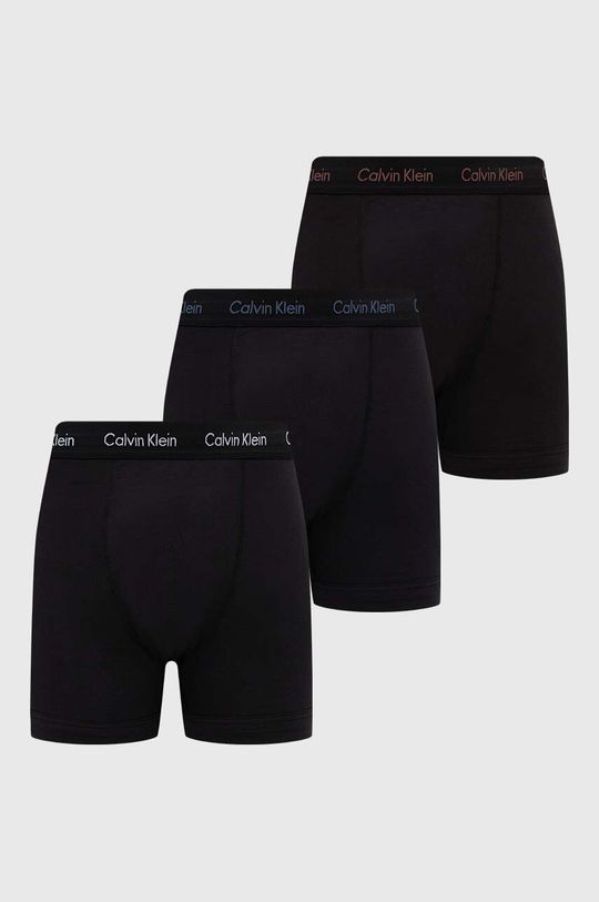 цена 3 упаковки боксеров Calvin Klein Underwear, черный