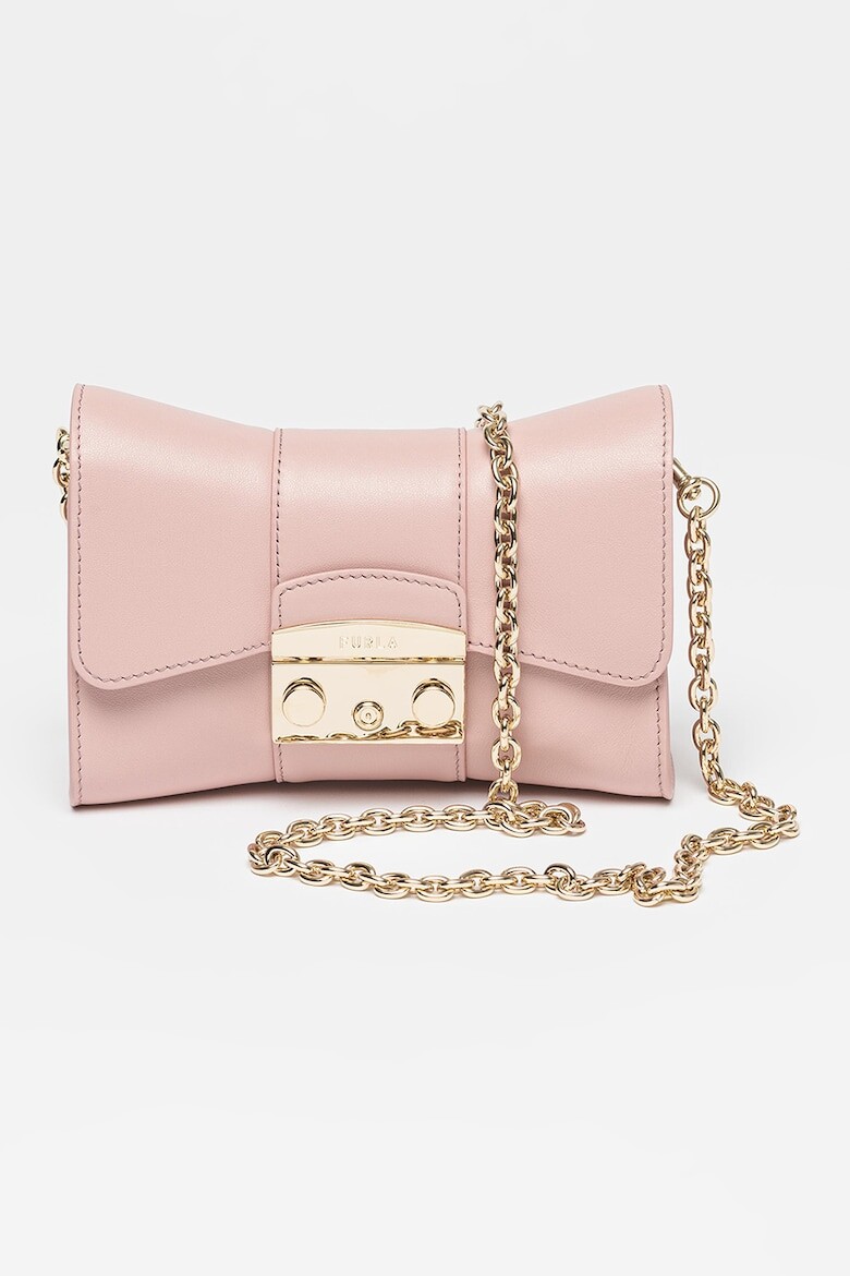 

Кожаная сумка Metropolis Furla, розовый