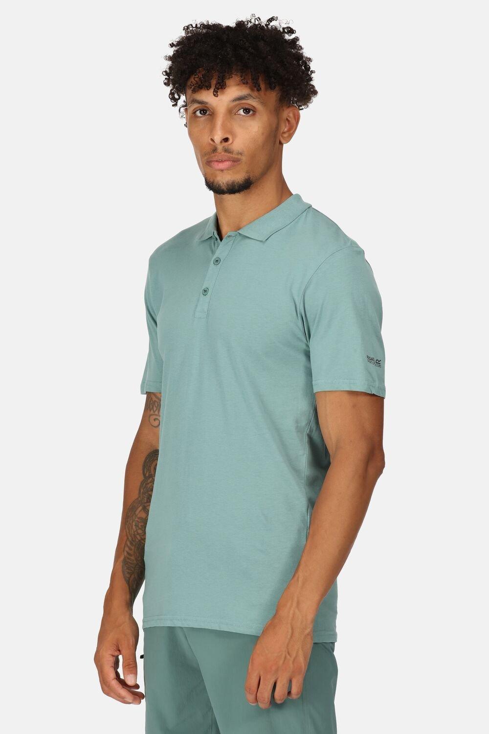 Рубашка поло с короткими рукавами из хлопка Coolweave 'Sinton' Regatta, зеленый