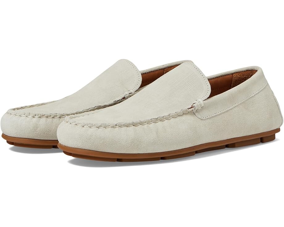

Лоферы Allen Edmonds Santiago Slip On Drivers, цвет Light Grey Suede