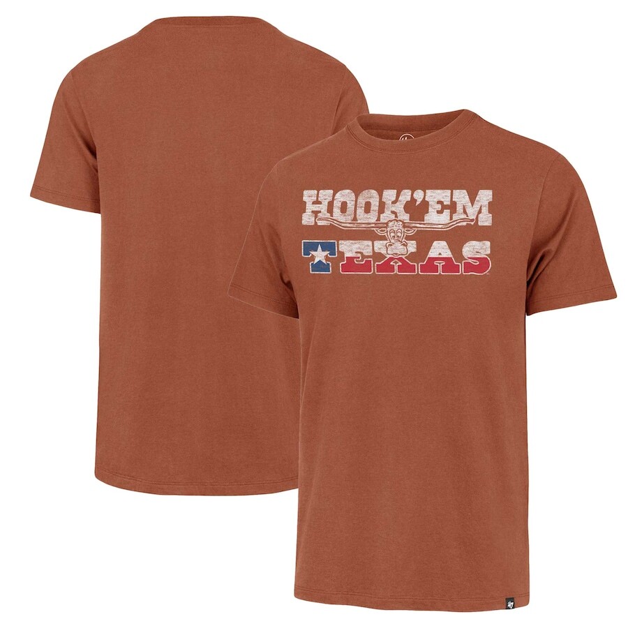 

Футболка с коротким рукавом 47 Texas Longhorns, оранжевый