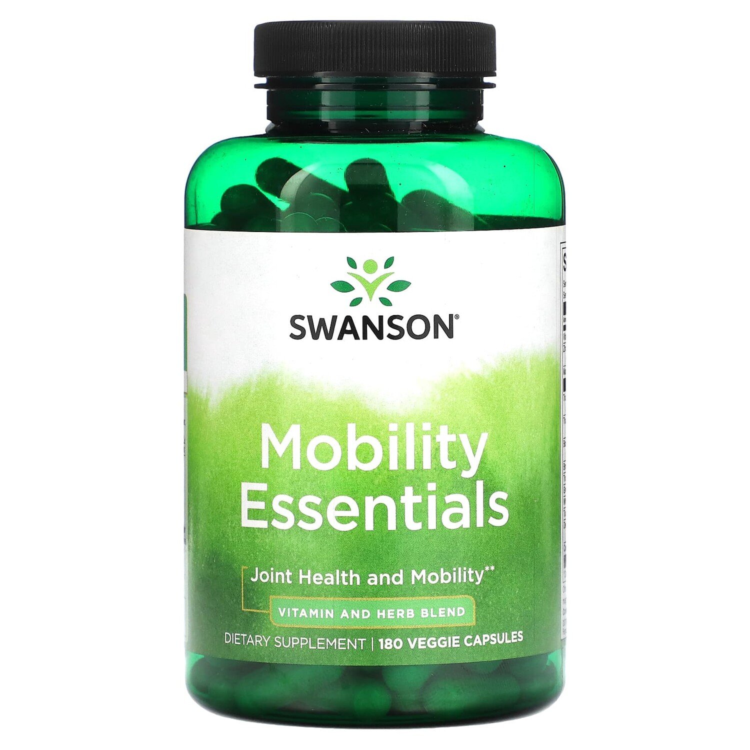 

Mobility Essentials, 180 растительных капсул, Swanson