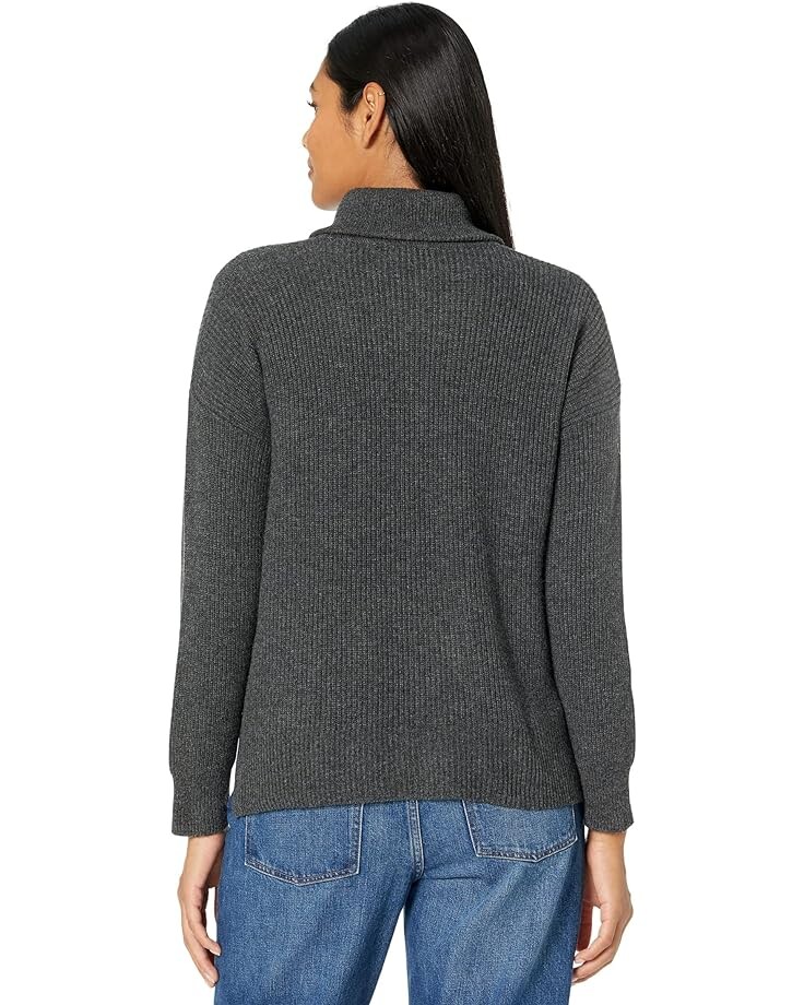 

Свитер Madewell Glenbrook Half-Zip Pullover Sweater, цвет Heather Graphite