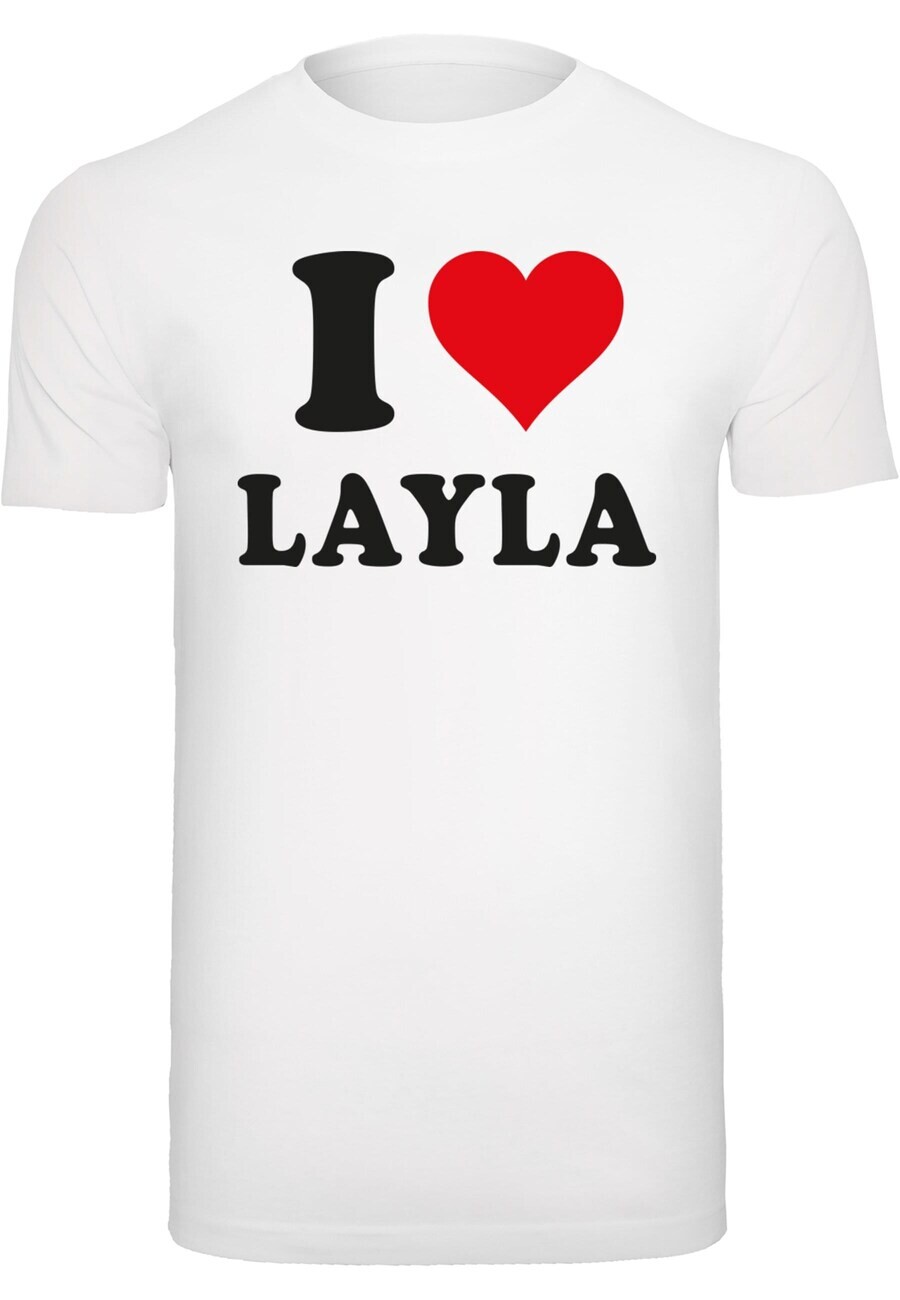 

Футболка Merchcode I LOVE LAYLA, белый