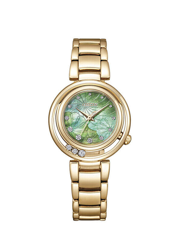 

Em1113-82Y розовые серебряные наручные часы Citizen, розовый