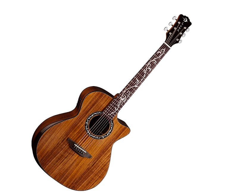 

Акустическая гитара Luna Vineyard Koa Bevel Grand Auditorium Cutaway A/E Guitar