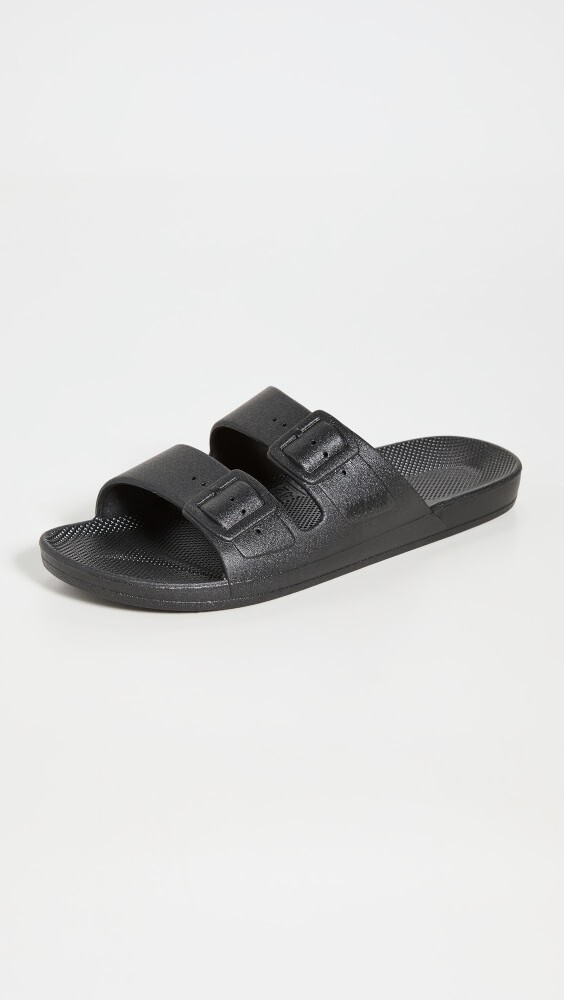 

Сандалии Freedom Moses Two Band Unisex Slide, черный