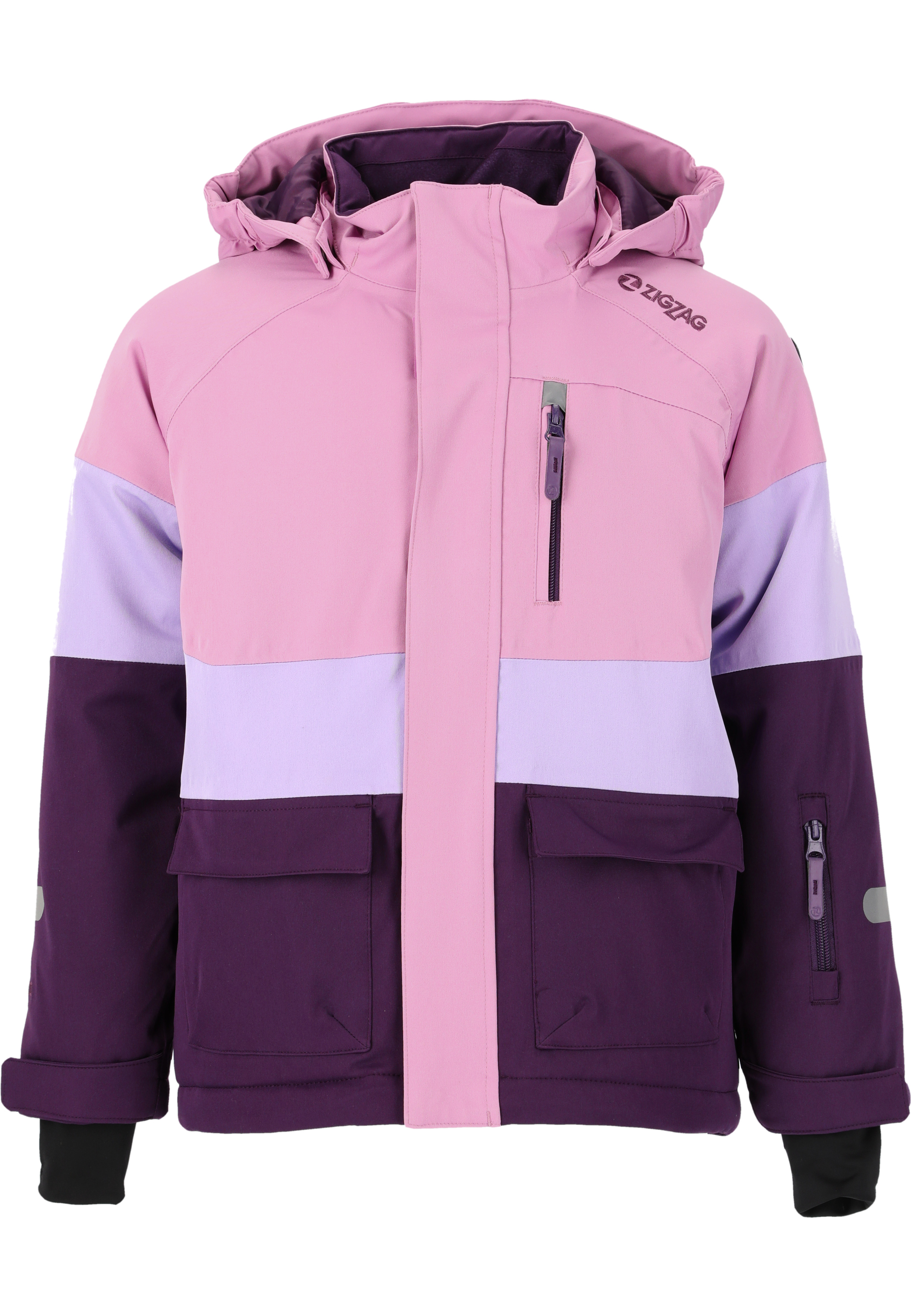 Лыжная куртка Zigzag Skijacke Taylora, цвет 4149 Purple Pennant