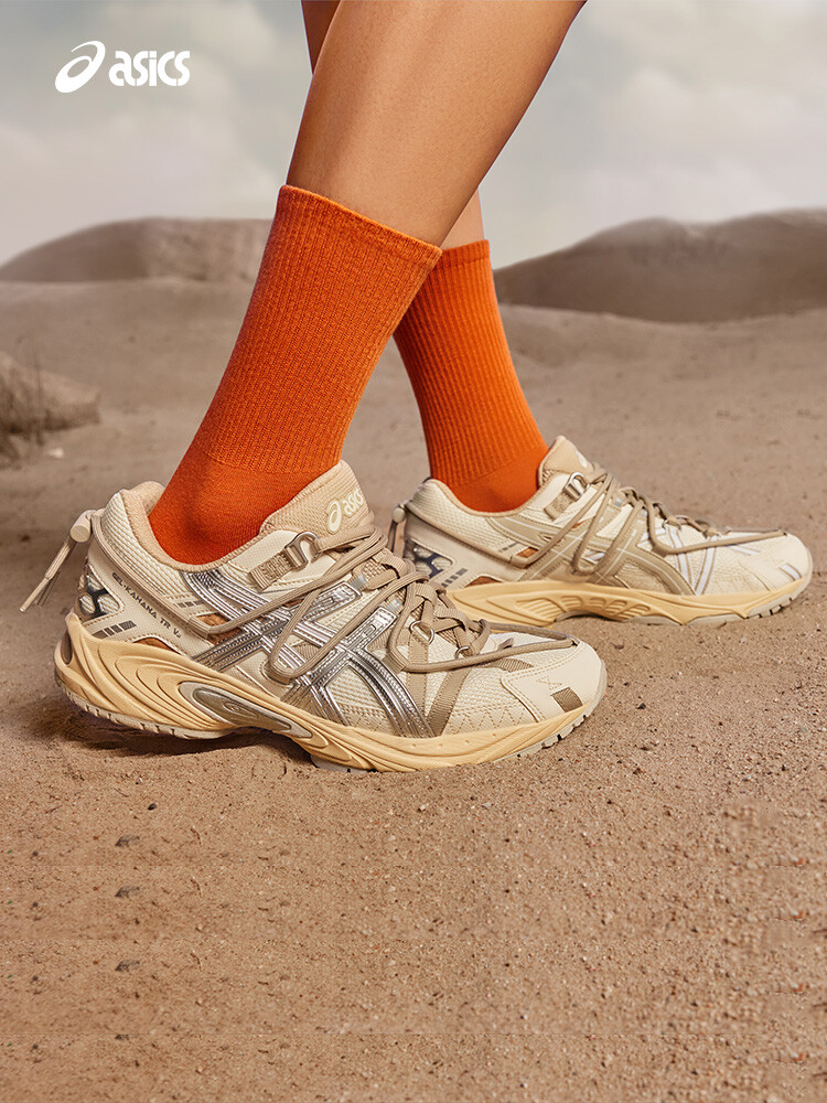 

Кроссовки Asics Gel-Kahana в стиле ретро, кремовый / серебристый