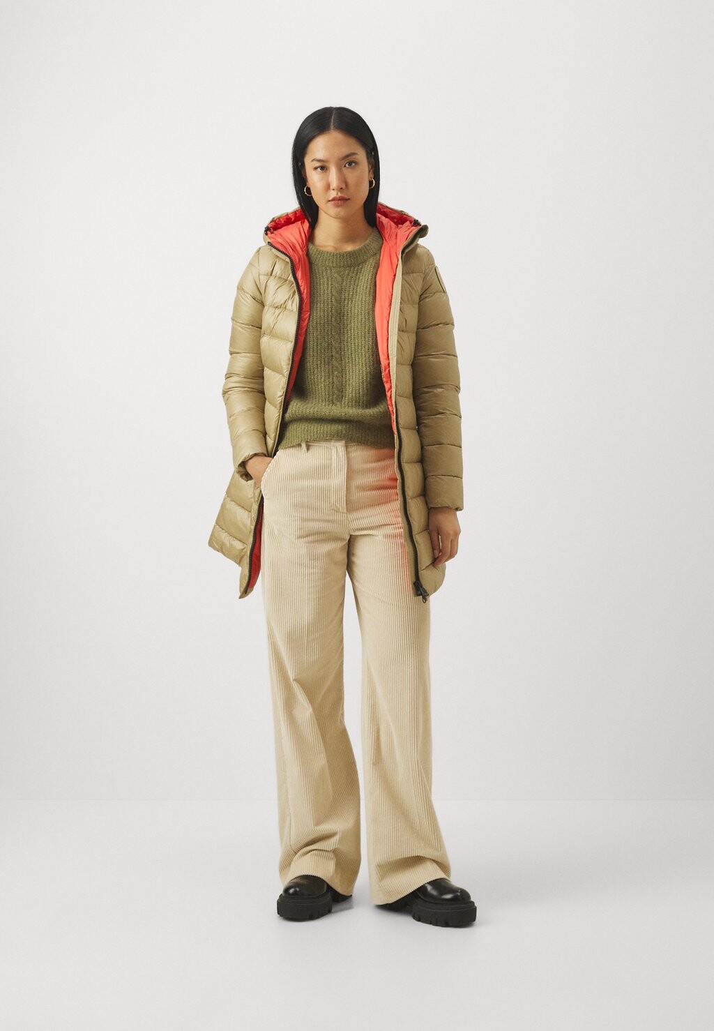 

Зимнее пальто КУРТКА BASIC LONG Blauer, песочный