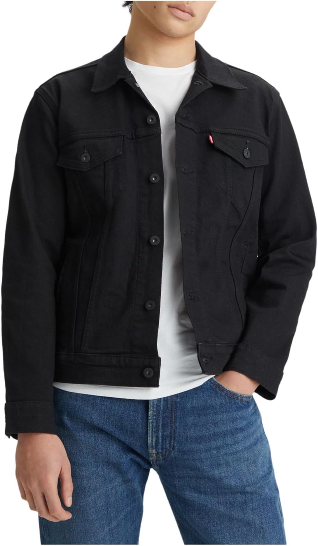 цена Куртка Premium Denim Trucker Jacket Levi's, цвет Dark Horse