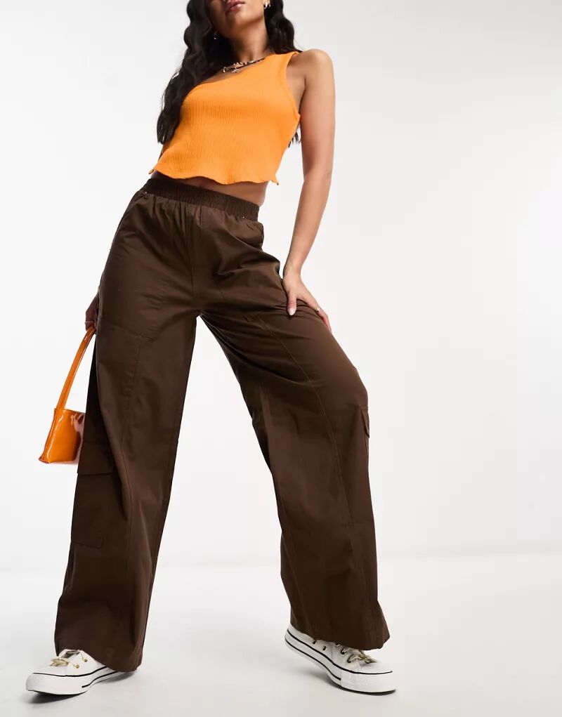 Ярко-коричневые брюки-карго Cotton On Quinn Cotton:On