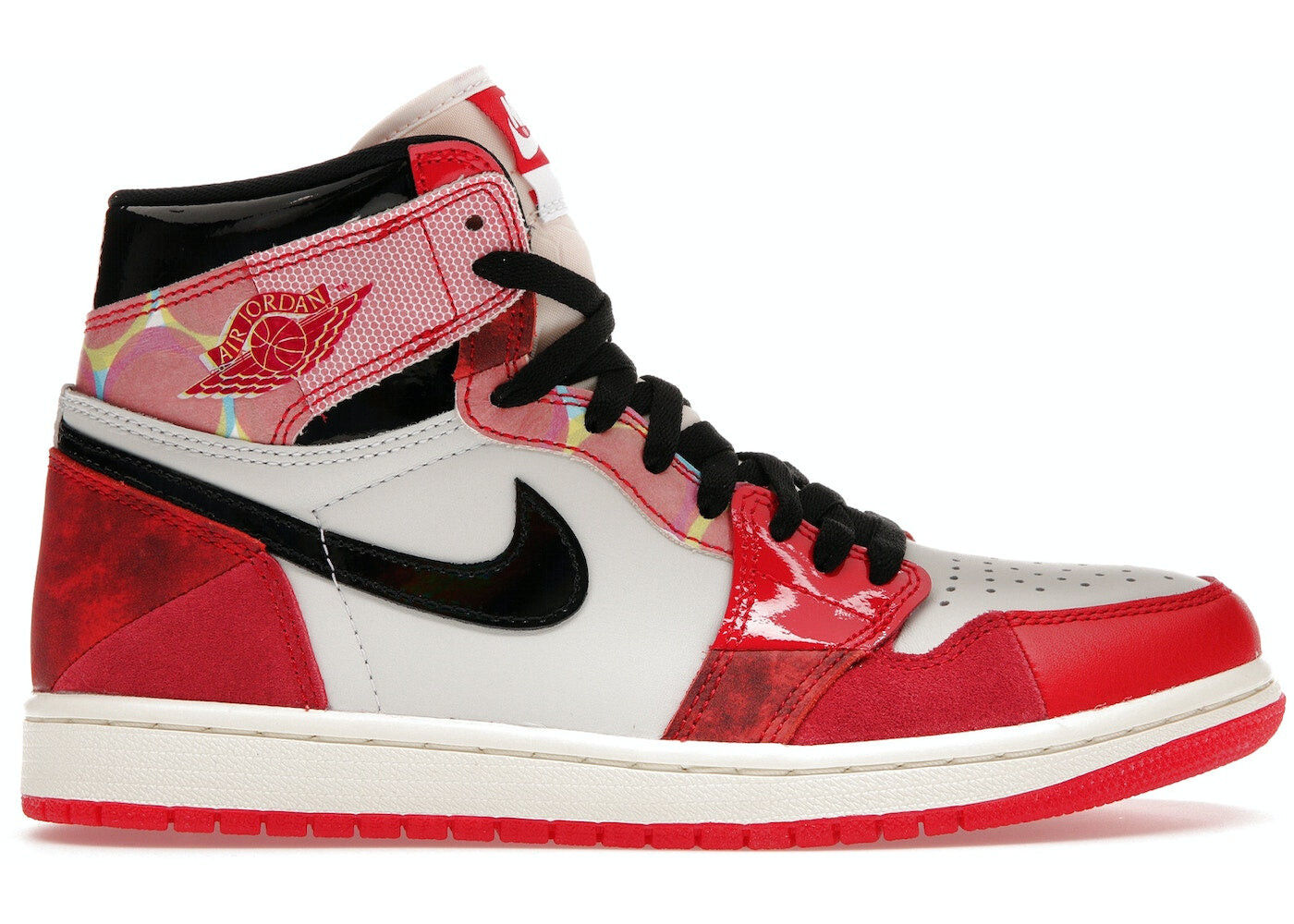 

Кроссовки Nike Air Jordan 1 High OG Spider-Man Across the Spider-Verse, красный / черный