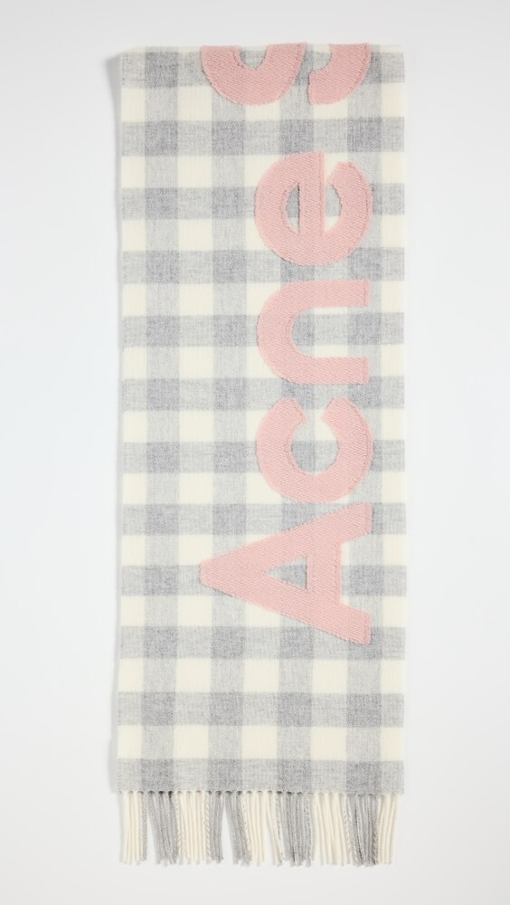 

Шарф Acne Studios Heavy, серый