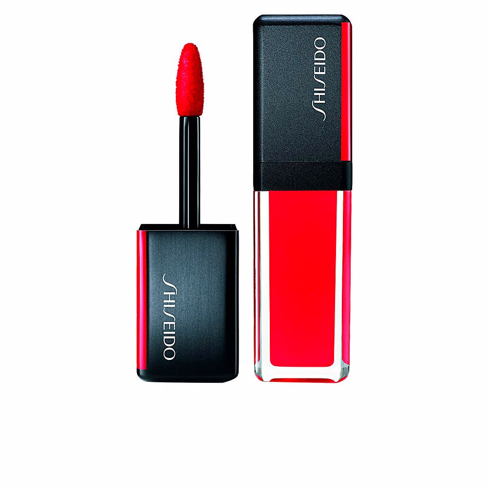 Губная помада Lacquerink lipshine Shiseido, 6 мл, 304-techno red