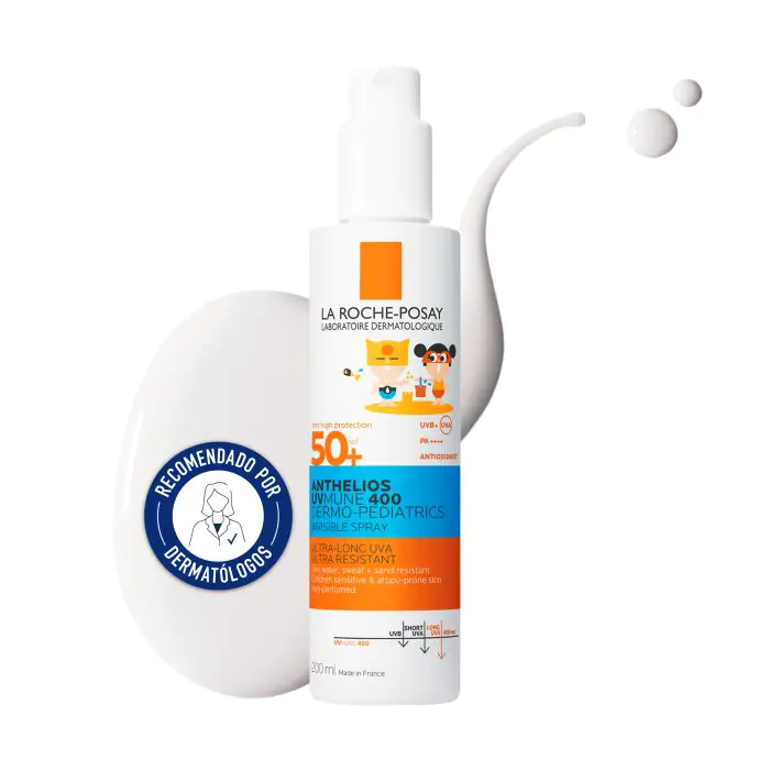 

Солнцезащитный крем anthelios spray niños fp 50 La Roche-Posay, объем 200 мл