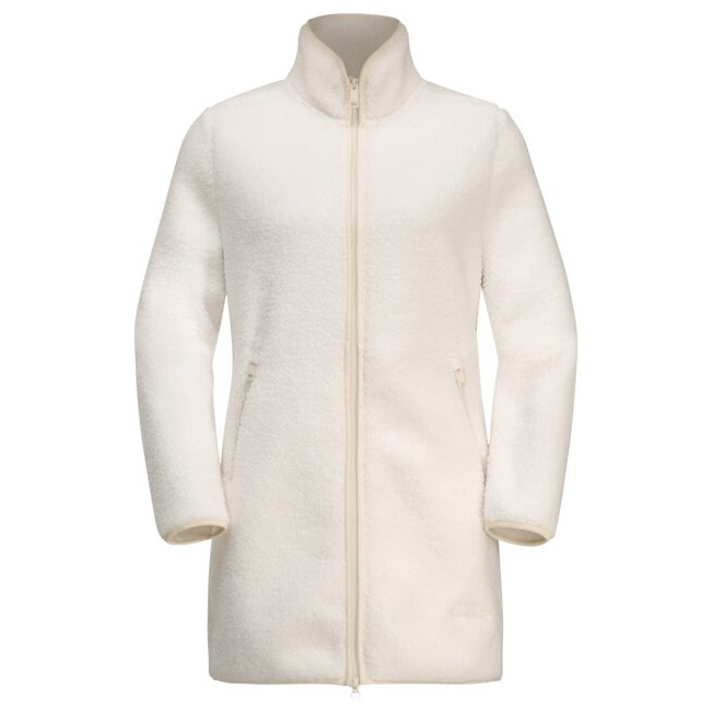 

Флисовая жилетка Jack Wolfskin Women's High Curl Coat, цвет Cotton White