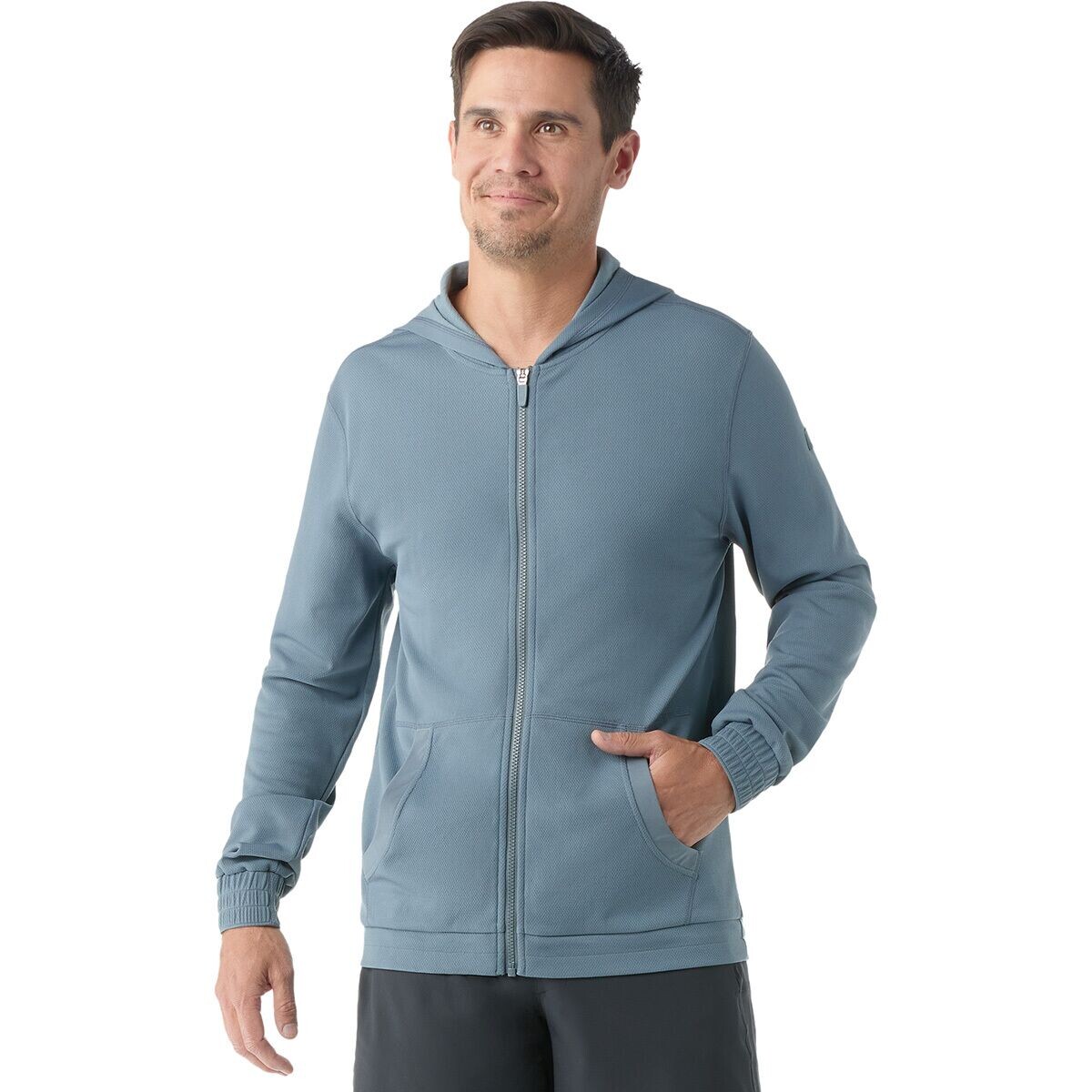 

Толстовка active uptempo с молнией во всю длину Smartwool, синий