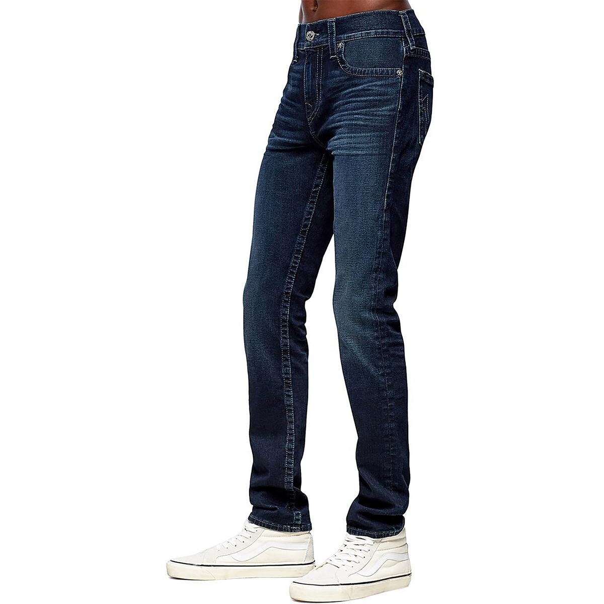 

Мужские свободные темные джинсы скинни Rocco True Religion, цвет Last Call