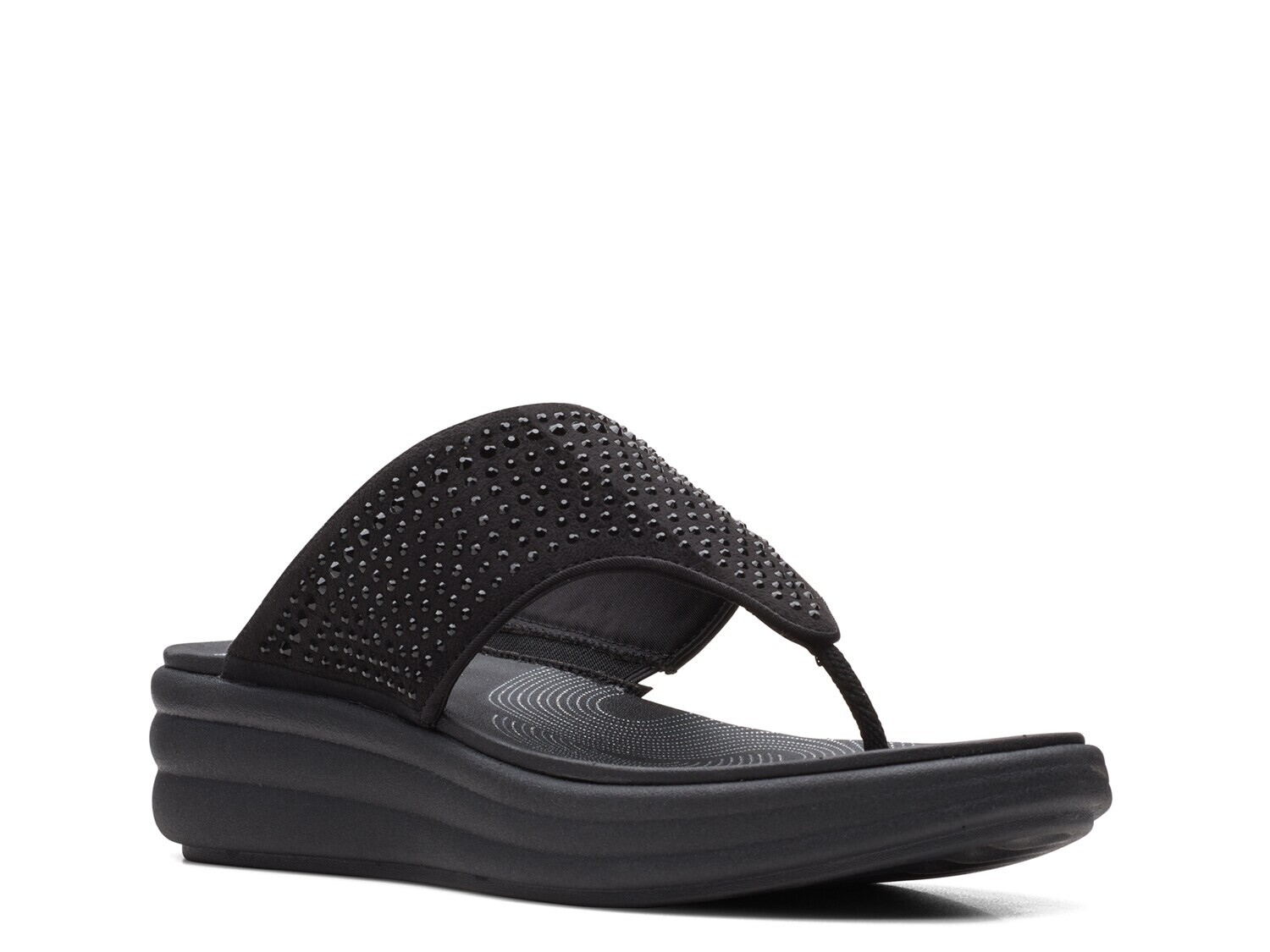 

Сандалии Cloudsteppers Drift Jaunt Clarks, черно-белый