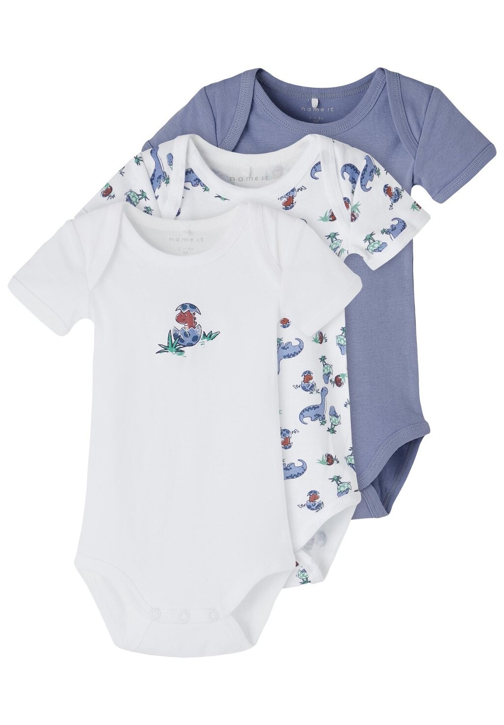 

Боди NBMBODY WILD WIND DINO 3 PACK Name it, цвет blue