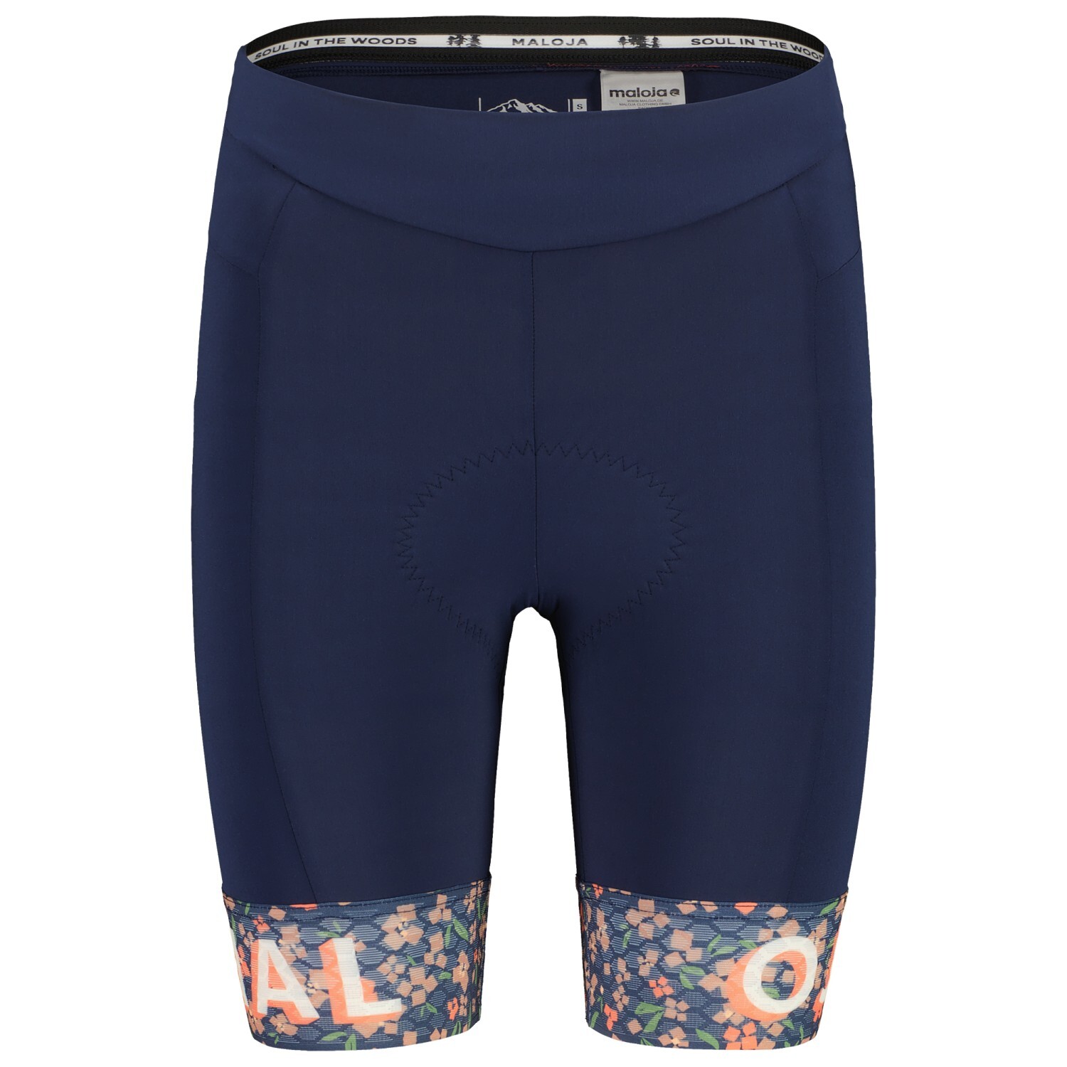 

Велосипедные шорты Maloja Women's YukonM, цвет Night Sky Minifleur