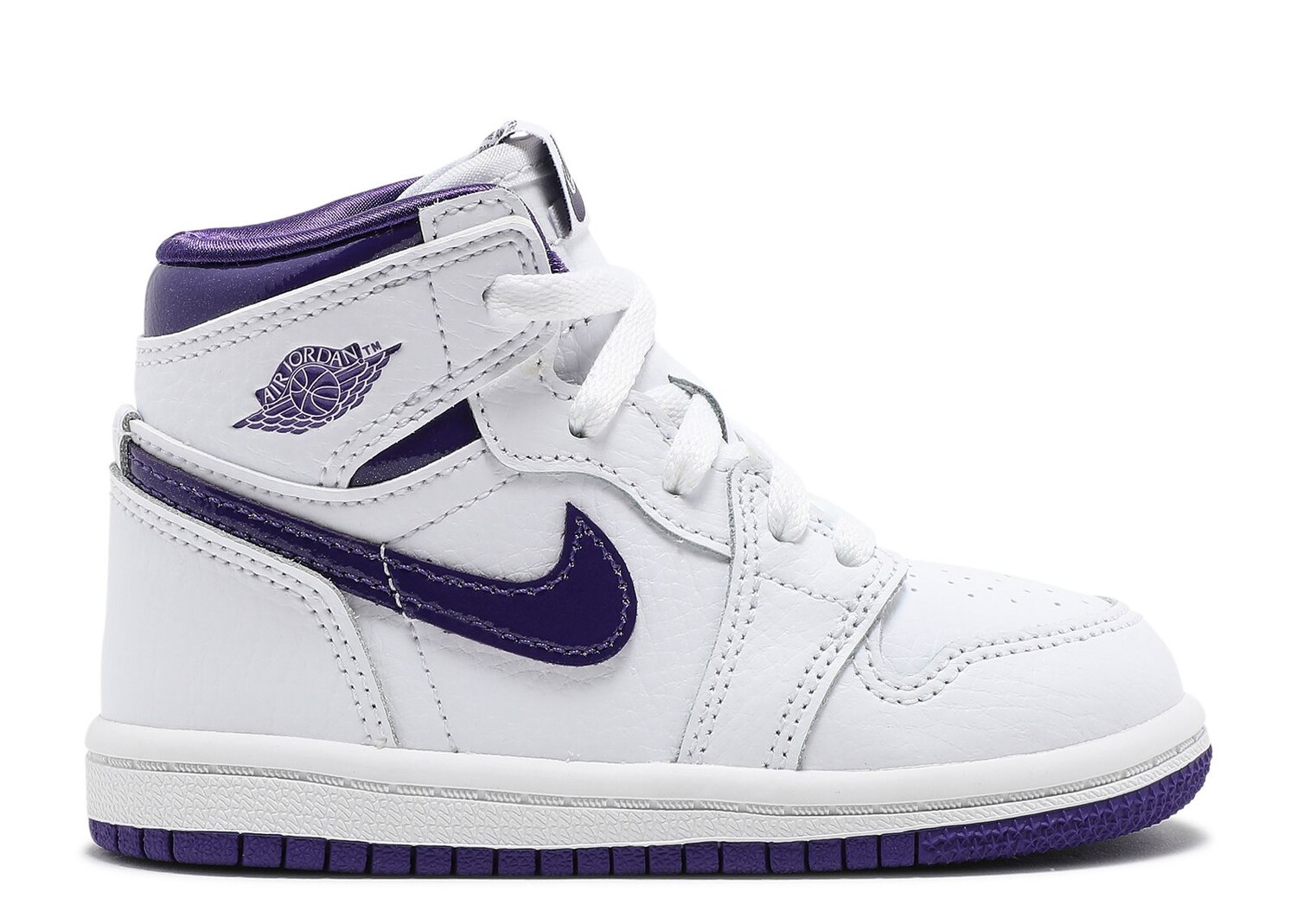 Кроссовки Air Jordan Air Jordan 1 Retro High Og Td 'Court Purple', белый кроссовки air jordan air jordan 4 retro gs purple metallic белый