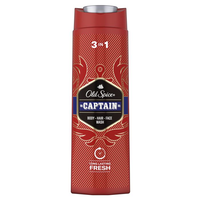 натуральный шампунь гель для душа 2 в 1 botavikos fitness shampoo and shower gel 2 in 1 Гель для душа Captain Gel Ducha 2 en 1 Old Spice, 400