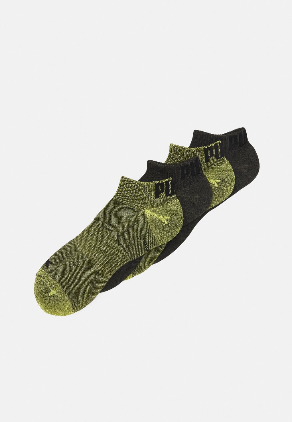 

Спортивные носки COMFORT SNEAKERS UNISEX 4 PACK Puma, лесная ночь/желтый взрыв